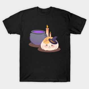 FFXIV - Halloween Witch Fat Cat T-Shirt